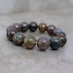 Mẫu 1901289 | Vòng Phong Thủy Mệnh Kim Nam Đá Jasper | CTjade