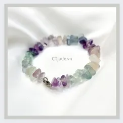 230612 - Vòng phong thủy may mắn đá Fluorite CTjade