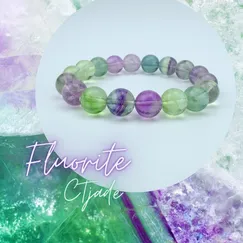 Vòng Tay Đá Fluorite Thiên Nhiên 20100601 | CTjade