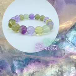 Vòng Tay Đá Fluorite Thiên Nhiên 20100603 | CTjade