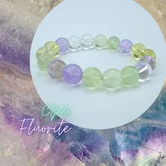 Vòng Tay Đá Fluorite Thiên Nhiên 20100605 | CTjade