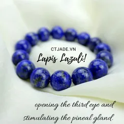 Vòng Tay Đá Thiên Nhiên Lapis Lazuli CTjade 12ly | 2003021
