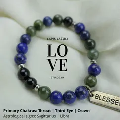 Vòng Tay Đá Thiên Nhiên Lapis Lazuli CTjade | 2003044