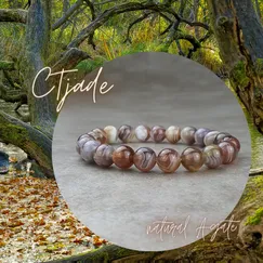 Mẫu 20080912 | Vòng Tay Đá Mã Não Agate | CTjade