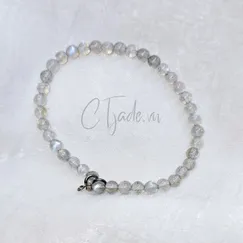 22060627 Vòng tay trang sức đá mặt trăng Moonstone thiên nhiên CTjade