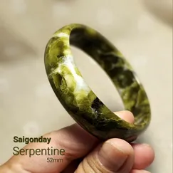 2311254 - Vòng tay đá Serpentine thiên nhiên Saigonday