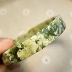 2311269 - Phiên bản giới hạn, chủ đề Hoa Xuân, Vòng tay đá Serpentine thiên nhiên CTjade.vn