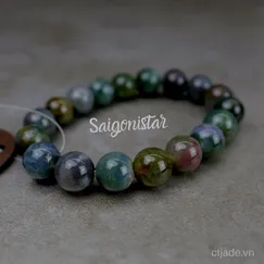 Vòng Đá Thiên Nhiên  Indian Agate 10ly | CTjade| 2004102