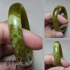 Vòng bản số 2310296, Vòng đá Serpentine thiên nhiên 100% tại CTjade.vn