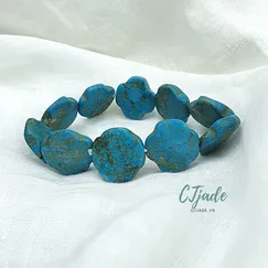 Vòng Tay Đá Turquoise Thiên Nhiên  | CTjade | Mẫu 2005102
