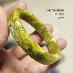 2311276 - Vòng ngọc Serpentine thiên nhiên cao cấp năng lượng hoàng kim sắc vàng óng đẹp - CTjade.vn