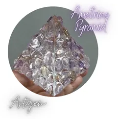 Mẫu P210316 Kim tự tháp phong thủy năng lượng mỹ thuật Crystal Light đá Ametrine Thiên Nhiên