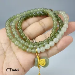 2111291 | Trang Sức Phong Thủy Chuỗi Ngọc bích 108 hạt CTjade
