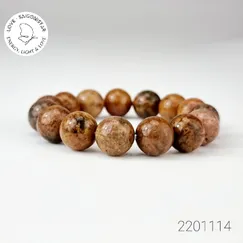 Mẫu 2201114 Trang sức phong thủy hộ mệnh, vòng tay đá Ocean Jasper CTjade