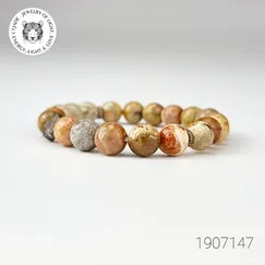 Trang sức đá phong thủy hộ mệnh bình an, vòng tay đá San hô hóa thạch CTjade | Mẫu 1907147