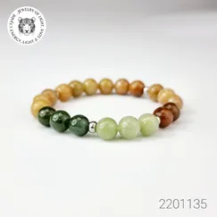 Mẫu 2201135 Trang sức đá phong thủy hộ mệnh vòng tay cao cấp cẩm thạch thiên nhiên CTjade