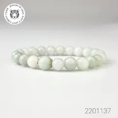 Mẫu 2201137 Trang sức đá phong thủy hộ mệnh vòng tay cao cấp cẩm thạch thiên nhiên CTjade