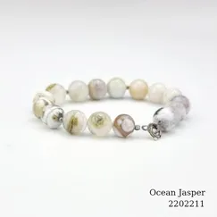 Mẫu 2202211 Trang Sức Phong Thủy Hộ Mệnh | Vòng Tay Đá Ocean Jasper | CTjade