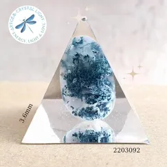 2203092 Kim tự tháp mỹ thuật đá thiên nhiên Artgem 3.6cm, đá năng lượng, phiên bản giới hạn, sản phẩm đóng góp 20% giá bán về quỹ thiền kim tự tháp PSSM, hoàn Voucher 10% cho thành viên công đồng thiền Minh Tâm