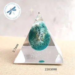 2203098 Kim tự tháp mỹ thuật đá thiên nhiên Artgem 3.7cm, đá năng lượng, phiên bản giới hạn, sản phẩm đóng góp 20% giá bán về quỹ thiền kim tự tháp PSSM, hoàn Voucher 10% cho thành viên công đồng thiền Minh Tâm