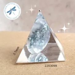 2203099 Kim tự tháp mỹ thuật đá thiên nhiên Artgem 3.7cm, đá năng lượng, phiên bản giới hạn, sản phẩm đóng góp 20% giá bán về quỹ thiền kim tự tháp PSSM, hoàn Voucher 10% cho thành viên công đồng thiền Minh Tâm