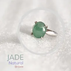 Mẫu 2203190 Nhẫn Ngọc Cẩm Thạch Miến Điện | Trang sức cao cấp đá thiên nhiên CTjade