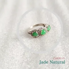2203191 Nhẫn Ngọc Lục Bảo Miến Điện | Trang sức cao cấp đá thiên nhiên CTjade