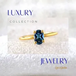 2203192 Nhẫn đá Topaz | Trang Sức Đá CTjade