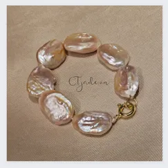 Mẫu số 2303208 - Trang sức phong thủy hộ mệnh vòng tay Ngọc Trai Thiên Nhiên CTjade