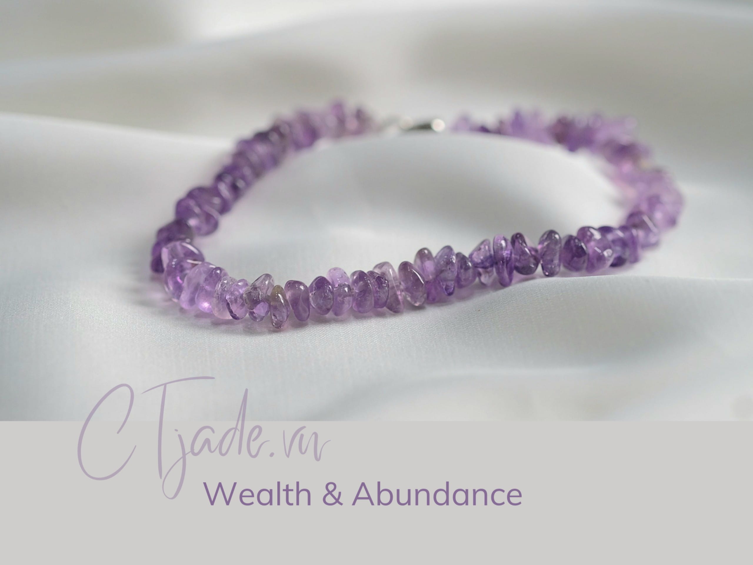 Trang sức đá năng lượng đá thạch anh tím Amethyst Trang sức đá năng lượng đá thạch anh tím Amethyst