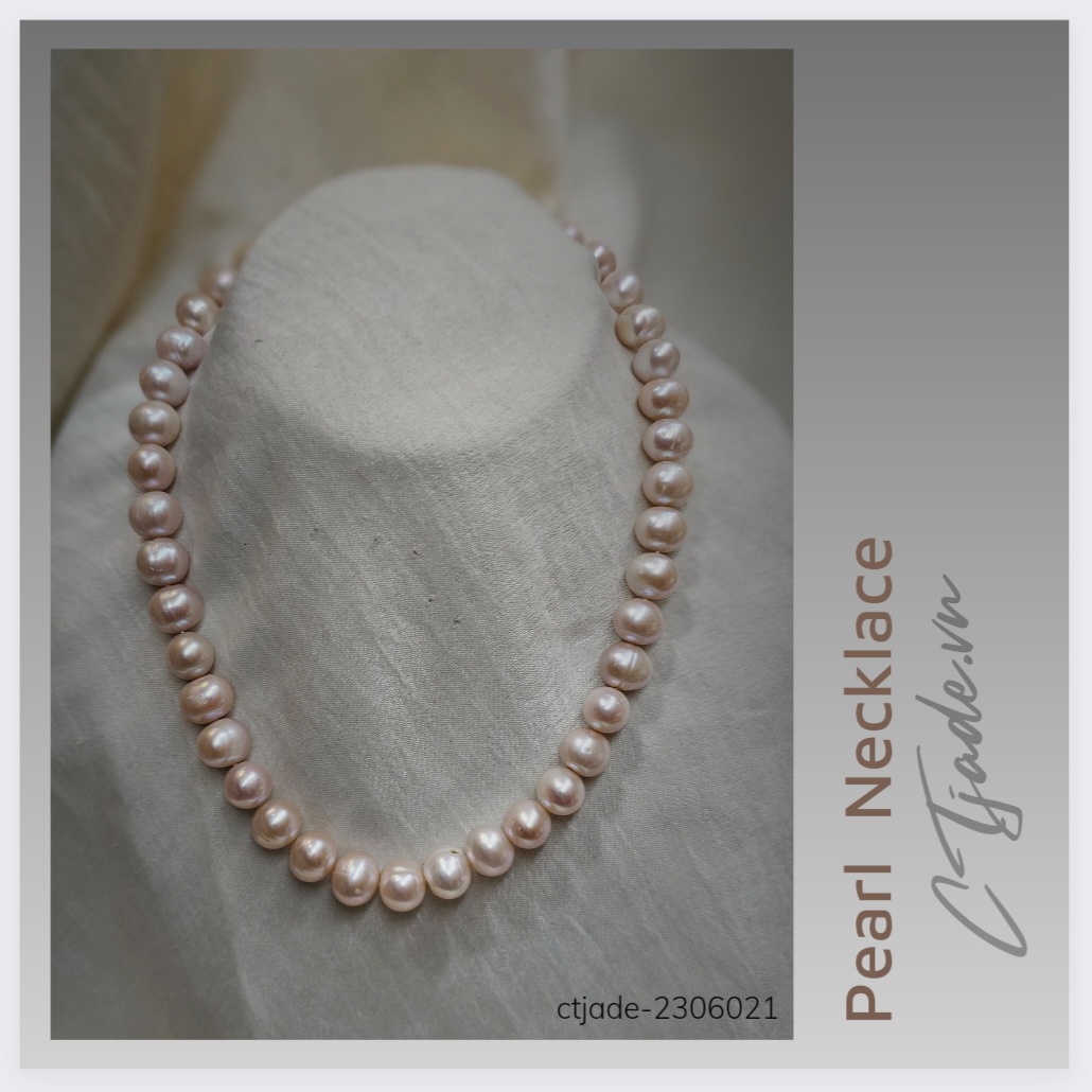 Vòng đeo cổ ngọc trai thiên nhiên CTjade Vòng đeo cổ ngọc trai thiên nhiên CTjade