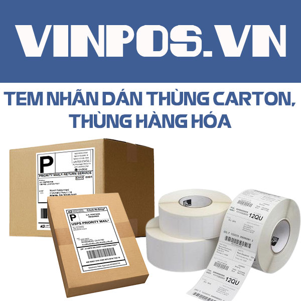 Decal tem dán thùng carton, thùng hàng hóa giá tốt