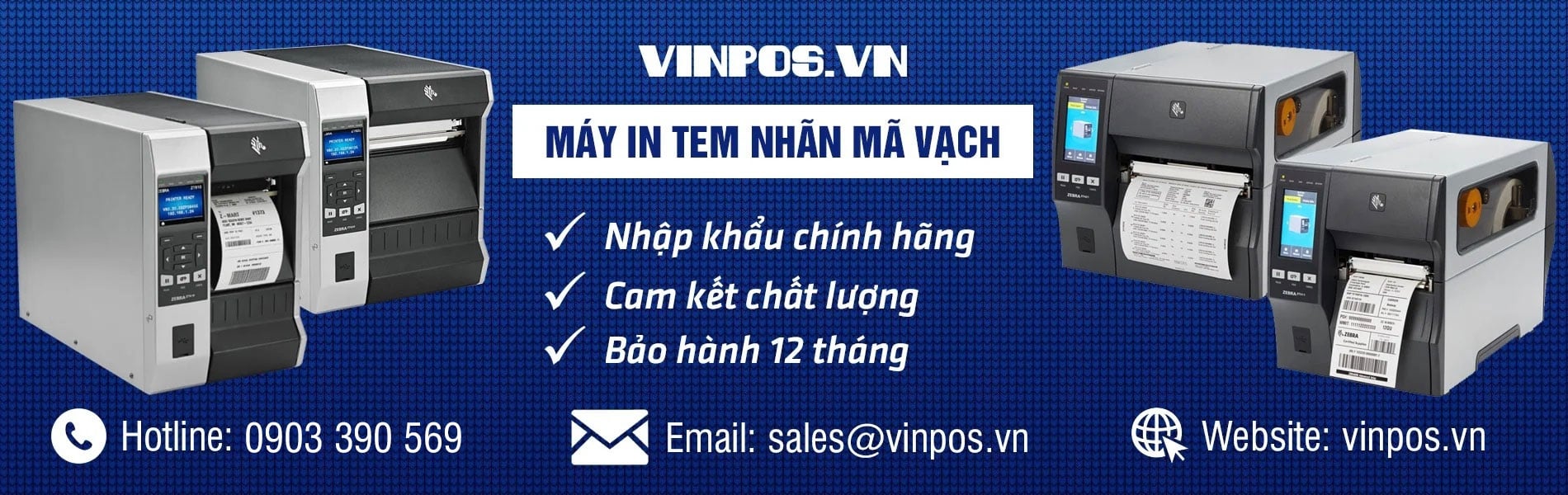 Máy in tem nhãn mã vạch giá rẻ, chính hãng, cam kết chất lượng
