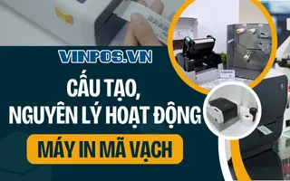 Cấu tạo, nguyên lý hoạt động của máy in mã vạch ra sao?