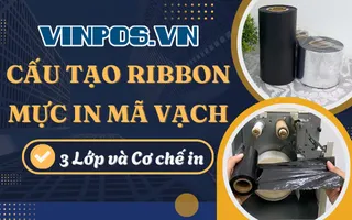 Cấu tạo Ribbon mực in mã vạch: 3 Lớp và Cơ chế in