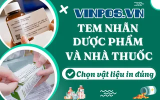 Tem nhãn dược phẩm và nhà thuốc: Chọn vật liệu in đúng