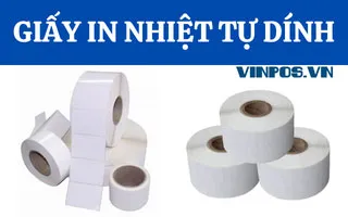 Giấy in nhiệt tự dính Giấy in nhiệt tự dính
