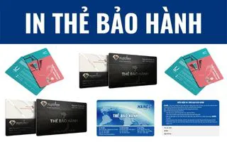 Dịch vụ in thẻ bảo hành Dịch vụ in thẻ bảo hành