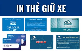 Dịch vụ in thẻ giữ xe Dịch vụ in thẻ giữ xe