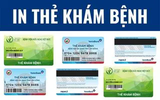 Dịch vụ in thẻ khám bệnh, bệnh viện, phòng khám Dịch vụ in thẻ khám bệnh, bệnh viện, phòng khám