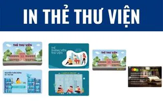 Dịch vụ in thẻ thư viện Dịch vụ in thẻ thư viện