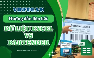 Hướng dẫn liên kết dữ liệu Excel với phần mềm Bartender