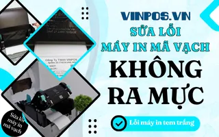 Khắc phục máy in mã vạch không ra mực, in tem trắng