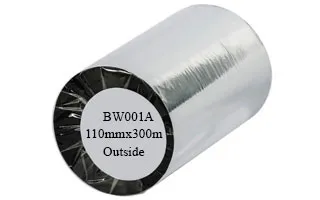 Mực in tem nhãn mã vạch Wax BW001A 110mmx300m Mực in tem nhãn mã vạch Wax BW001A 110mmx300m