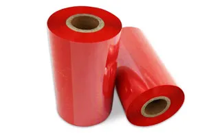 Mực in tem nhãn mã vạch Wax Resin màu đỏ Mực in tem nhãn mã vạch Wax Resin màu đỏ