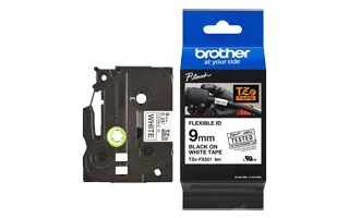 Nhãn in Brother TZe-FX221 (9mm, flexible, black on white) Nhãn in Brother TZe-FX221 (9mm, flexible, black on white)
