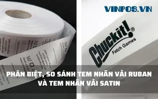 PHÂN BIỆT, SO SÁNH TEM NHÃN VẢI RUBAN VÀ TEM NHÃN VẢI SATIN PHÂN BIỆT, SO SÁNH TEM NHÃN VẢI RUBAN VÀ TEM NHÃN VẢI SATIN