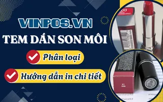 Tem dán son môi: Phân loại và hướng dẫn in chi tiết