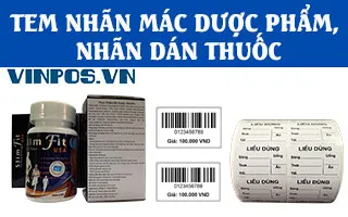 Tem nhãn mác dược phẩm, nhãn dán thuốc Tem nhãn mác dược phẩm, nhãn dán thuốc