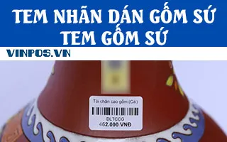 Tem nhãn dán gốm sứ Tem nhãn dán gốm sứ